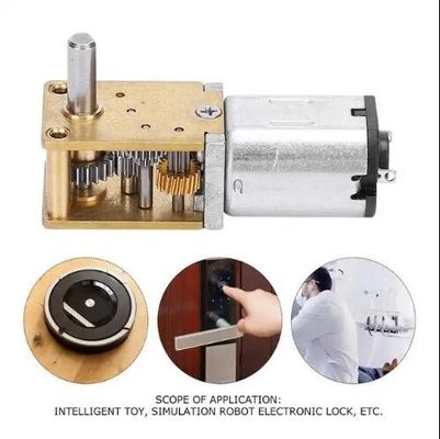 6V - 12V Brush DC Gear Motor горизонтальный червь короткий вал DC Micro Metal Gear Motor