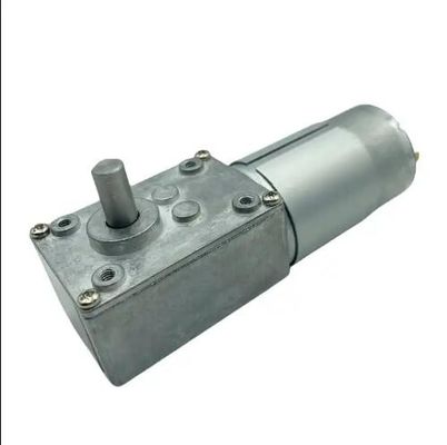 Высокий крутящий момент Micro DC Worm Gear Motor Hollow Shaft Brush 12V DC Electric Gear Motor