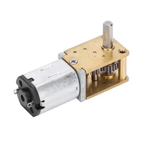 6V - 12V Brush DC Gear Motor горизонтальный червь короткий вал DC Micro Metal Gear Motor